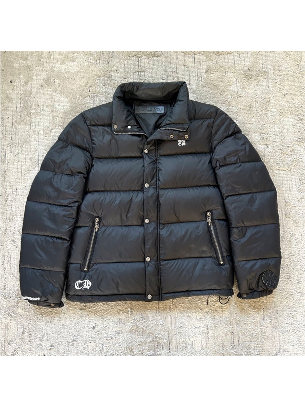 chrome hearts puffer size small